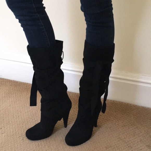 Shoes - Aldo High heel black boots